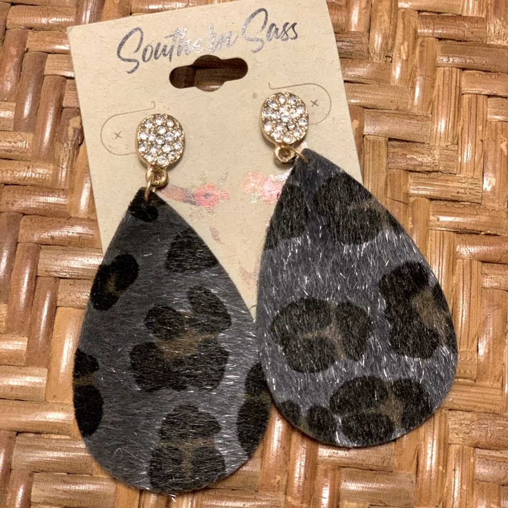 Cheetah Print Earrings